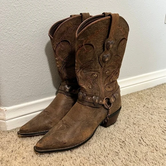 Duranho Womens Crush Western Boots - Picture 1 of 5